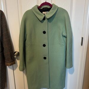 Boden mint Green Wool Women's Coat